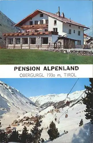 Obergurgl Soelden Tirol Pension Alpenland Kat. Soelden oetztal