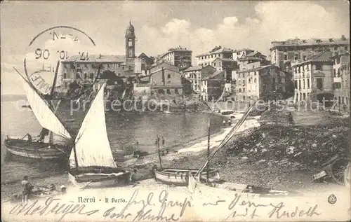 Nervi Porto Segelboot / Genova /Ligurien