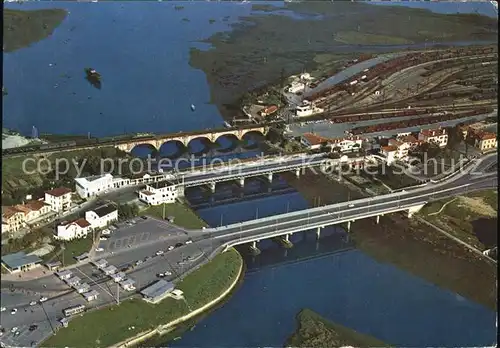 Irun International Bridges Fliegeraufnahme Kat. Spanien