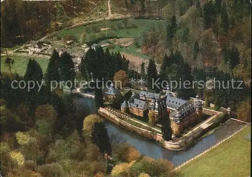 Schloss Crottorf Fliegeraufnahme Kat. Friesenhagen