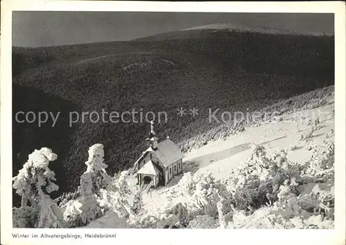 Altvatergebirge Heidebruenn  Kat. Sudeten Tschechische Republik