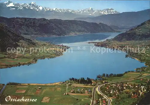 Ossiachersee Ossiachersee mit Julische Alpen Kat. Ossiach