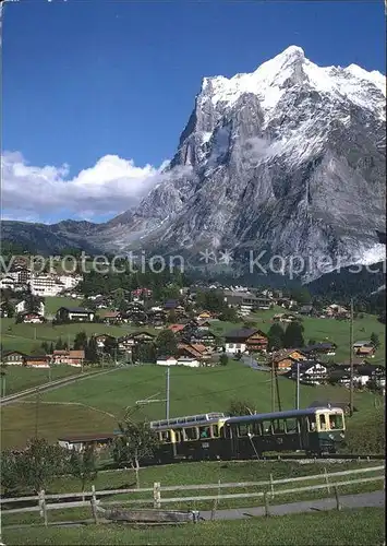 Grindelwald Wetterhorn Gebirge Kat. Grindelwald