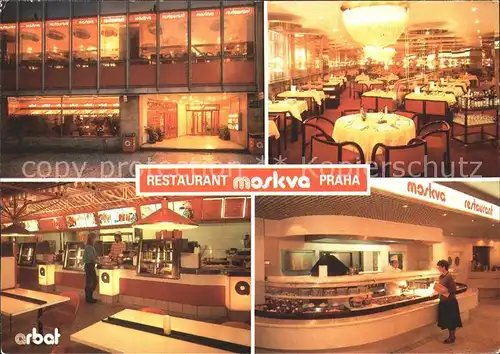 Moskau Restaurant Moskva Praha Kat. Russische Foederation