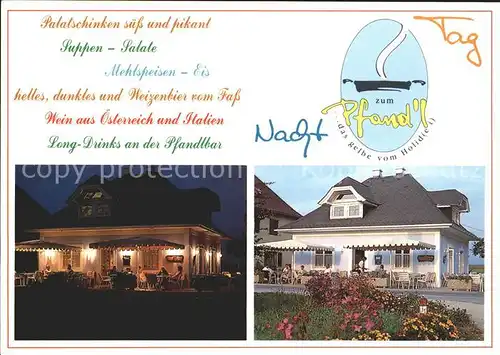 Unterburg Klopeinersee Restaurant Zum Pfandl Kat. Kaernten