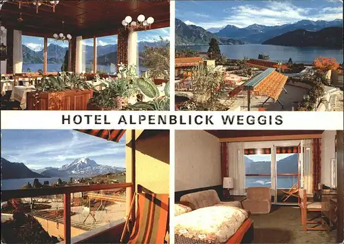 Weggis LU Hotel Alpenblick Kat. Weggis