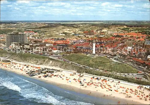 Egmond aan Zee Fliegeraufnahme Strand Kat. Niederlande