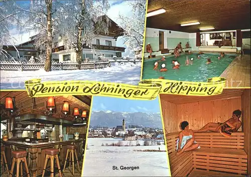 St Georgen Attergau Pension Lohninger Hipping Kat. Voecklabruck