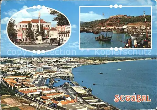 Setubal Teilansichten Hafen  Kat. Portugal