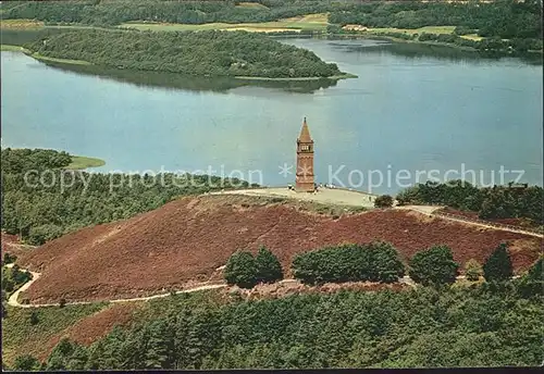 Himmelbjerget Fliegeraufnahme Turm Kat. Daenemark