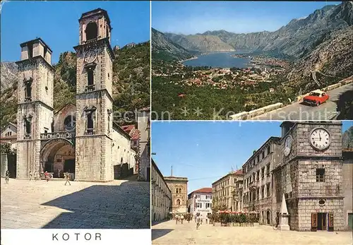 Kotor Montenegro Kirchenpartie Kat. Montenegro