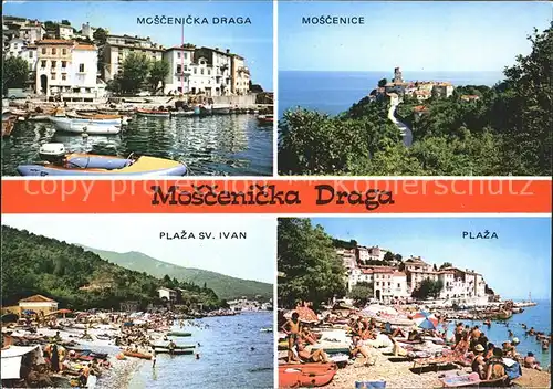 Moscenicka Draga Kroatien Plaza Strand  Kat. Kroatien