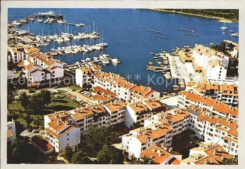 Porec Fliegeraufnahme Hafen Kat. Kroatien