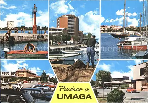 Umag Umago Istrien Hafen Kat. Kroatien