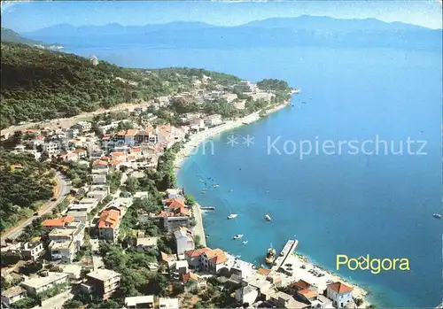 Podgora Fliegeraufnahme Kat. Kroatien