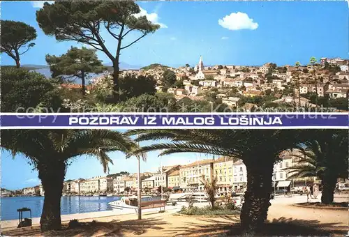 Mali Losinj Promenade und total Kat. Kroatien