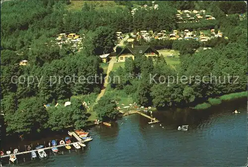 Ry Hoejskole Fliegeraufnahme Birkhede Camping Kat. Daenemark