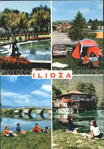 Ilidza Camping Bruecke Brunnen Kat. Bosnien Herzegowina