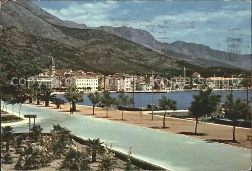 Makarska Dalmatien Promenada Kat. Kroatien