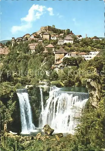 Jajce Bosnien Wasserfall Kat. Bosnien Herzegowina