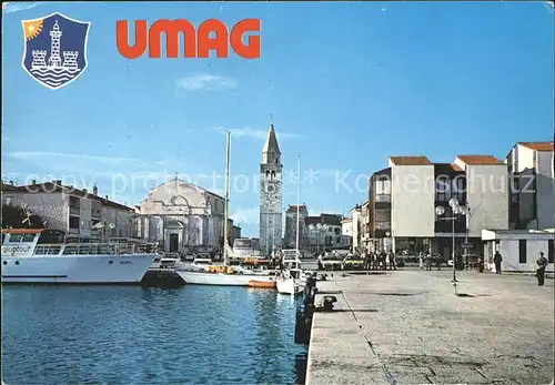 Umag Umago Istrien Hafen Kat. Kroatien