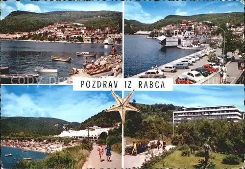 Rabac Kroatien Strand Boote Kat. Kroatien