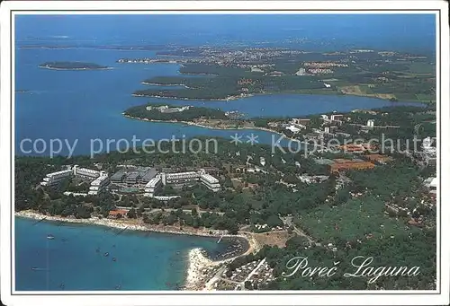 Porec Laguna Fliegeraufnahme Kat. Kroatien