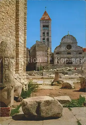 Zadar Zadra Zara Kirchenpartie Kat. Kroatien