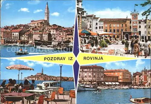 Rovinj Istrien Hafen Altstadt Kat. Hrvatska