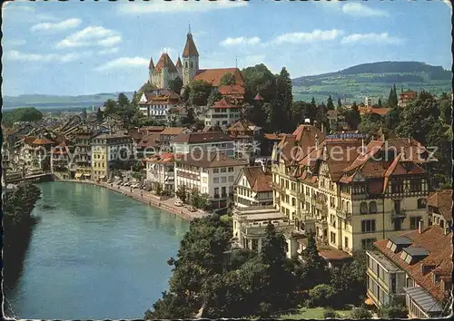 Thun BE Hotel Beau Rivage  Kat. Thun