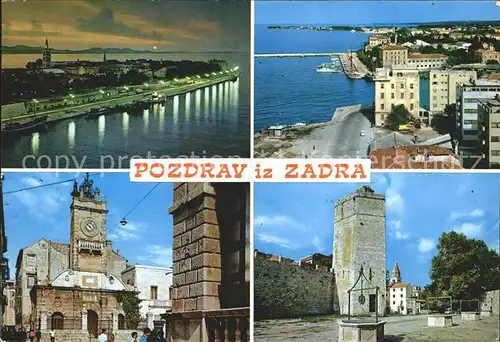 Zadar Zadra Zara Turm Kirche Teilansicht Kat. Kroatien