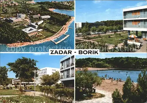 Zadar Zadra Zara Borik Fliegeraufnahme Strandbad  Kat. Kroatien