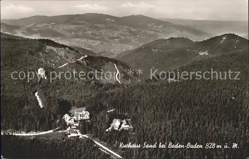 Baden Baden Kurhaus Sand Fliegeraufnahme Kat. Baden Baden