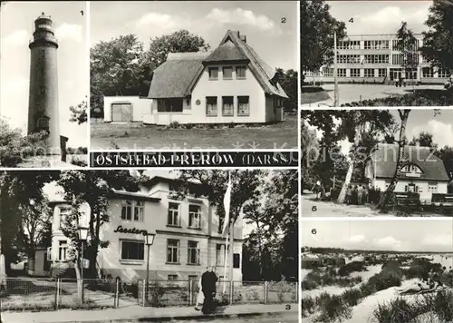 Darss Region Ostsee Leuchtturm FDGB Erholungsheim Seestern Kat. Wieck Darss