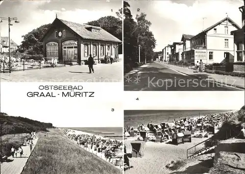 Graal-Mueritz Ostseebad Milchbar Seestern Rosa Luxemburg Strasse Strand / Seeheilbad Graal-Mueritz /Bad Doberan LKR