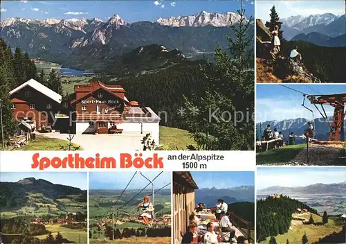 Alpspitze Sportheim Boeck Kat. Garmisch Partenkirchen