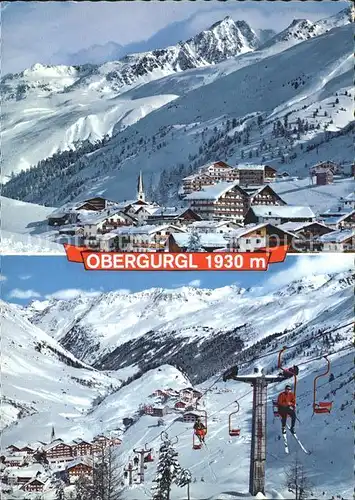 Obergurgl Soelden Tirol oetztal Skilift Kat. Soelden oetztal