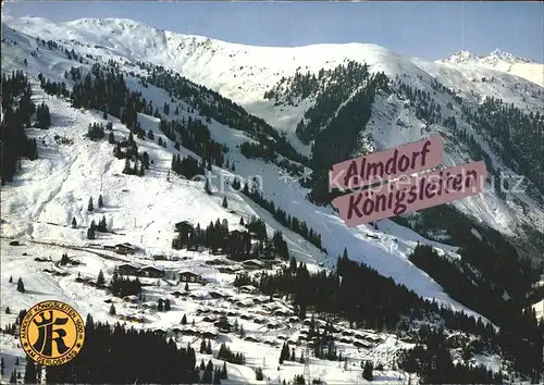 Koenigsleiten Skigebiet Kat. Wald im Pinzgau