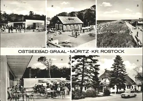 Graal-Mueritz Ostseebad Broiler Gaststaette Milchbar Seestern Strand / Seeheilbad Graal-Mueritz /Bad Doberan LKR