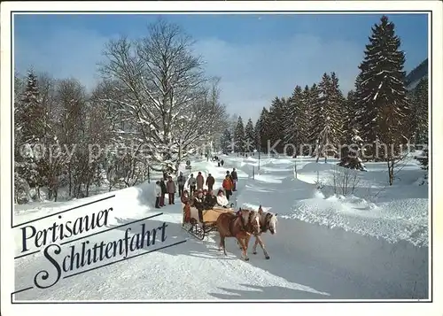 Pertisau Achensee Pertisauer Schlittenfahrt Kat. Eben am Achensee