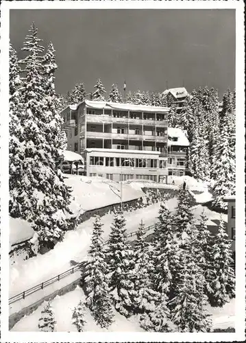Arosa GR Hotel Belvedere und Tanneck Wintersportplatz Kat. Arosa