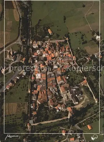 Glurns Mittelalterliche Stadt Fliegeraufnahme Kat. Italien