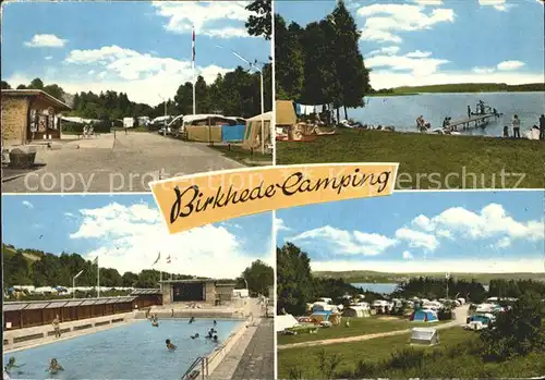 Ry Hoejskole Birkhede Camping Schwimmbad See Kat. Daenemark