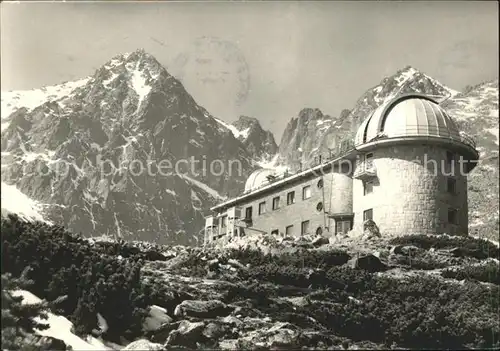 Vysoke Tatry Observatorium Kat. Slowakische Republik