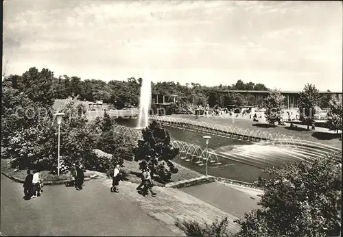 Stuttgart Hoehenpark Killesberg Wasserspiele Kat. Stuttgart