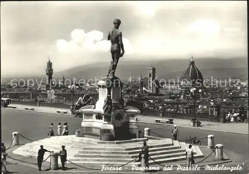 Firenze Toscana Panorama dal Piazzale Michelangelo Kat. Firenze