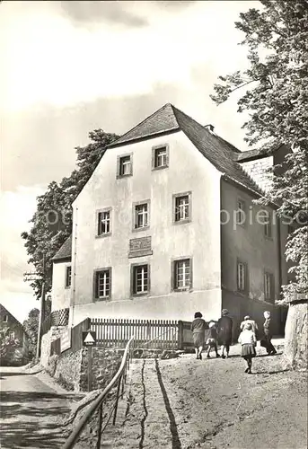 Wiederau Koenigshain Geburtshaus von Clara Zetkin Kat. Koenigshain Wiederau
