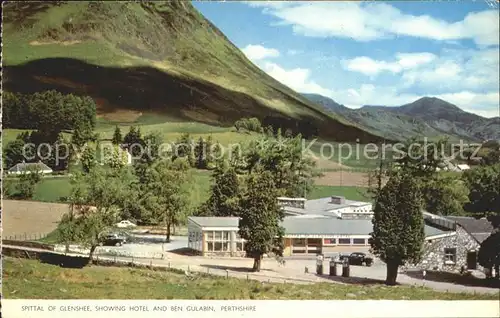 Glenshee Spittal Hotel and Ben Gulabin Kat. Glenshee