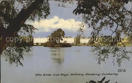 Camberley Lake and Royal Military Academy Kat. Camberley