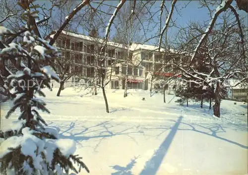 Groenenbach Bad Kurheim am Schlossberg im Winter Kat. Bad Groenenbach